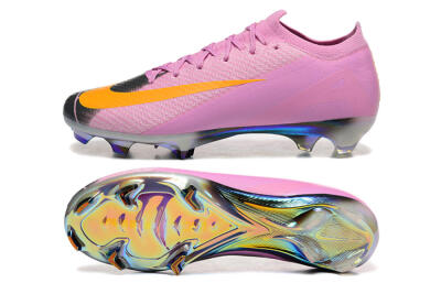 Men's Nike Air Zoom Mercurial Vapor 16 Elite FG Firm Ground Low-Tops Football Boots - Pink/Yellow/Black