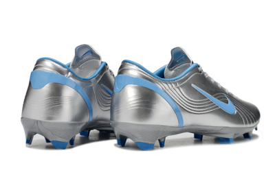 Men's Nike Mercurial Vapor 1 Elite FG Firm Ground Low-Tops Football Boots - Silver/Blue