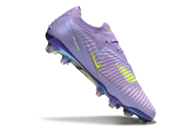 Men's Nike Phantom 6 Low Elite FG Firm Ground Low-Tops Football Boots - Purple/Yellow/Gold