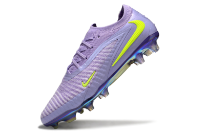 Men's Nike Phantom 6 Low Elite FG Firm Ground Low-Tops Football Boots - Purple/Yellow/Gold
