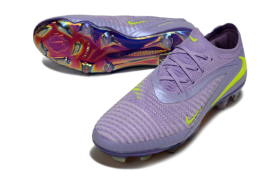Men's Nike Phantom 6 Low Elite FG Firm Ground Low-Tops Football Boots - Purple/Yellow/Gold