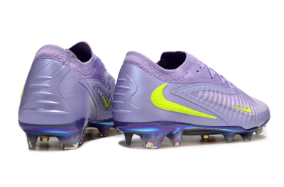 Men's Nike Phantom 6 Low Elite FG Firm Ground Low-Tops Football Boots - Purple/Yellow/Gold