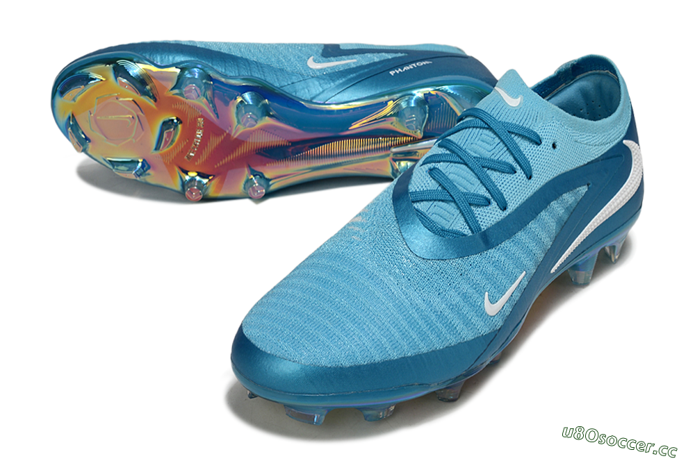 Men's Nike Phantom 6 Low Elite FG Firm Ground Low-Tops Football Boots - Jade/White/Gold 3