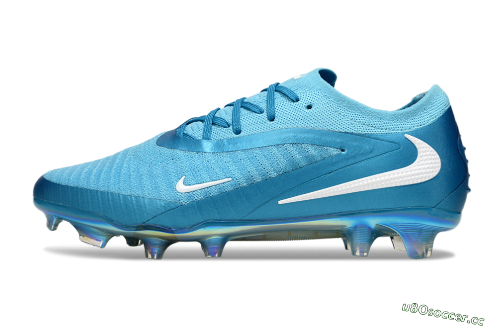 Men's Nike Phantom 6 Low Elite FG Firm Ground Low-Tops Football Boots - Jade/White/Gold 0