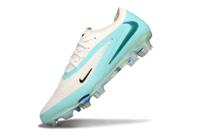 Men's Nike Phantom 6 Low Elite FG Firm Ground Low-Tops Football Boots - Beige/Jade/Gold