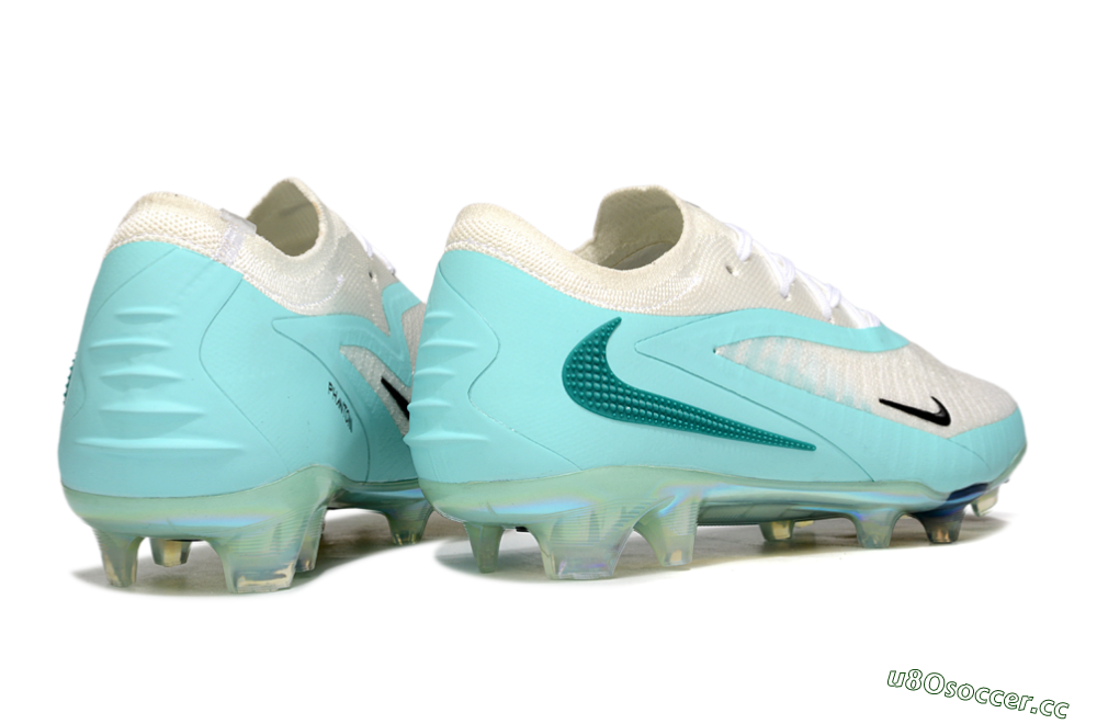 Men's Nike Phantom 6 Low Elite FG Firm Ground Low-Tops Football Boots - Beige/Jade/Gold 6