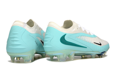 Men's Nike Phantom 6 Low Elite FG Firm Ground Low-Tops Football Boots - Beige/Jade/Gold