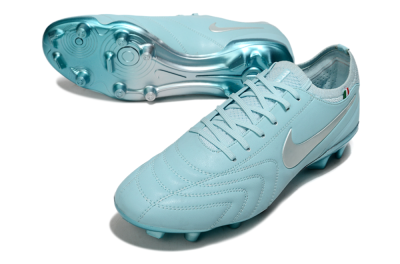 Men's Nike Tiempo Legend 10 Elite FG Firm Ground Low-Tops Football Boots - Jade/Silver