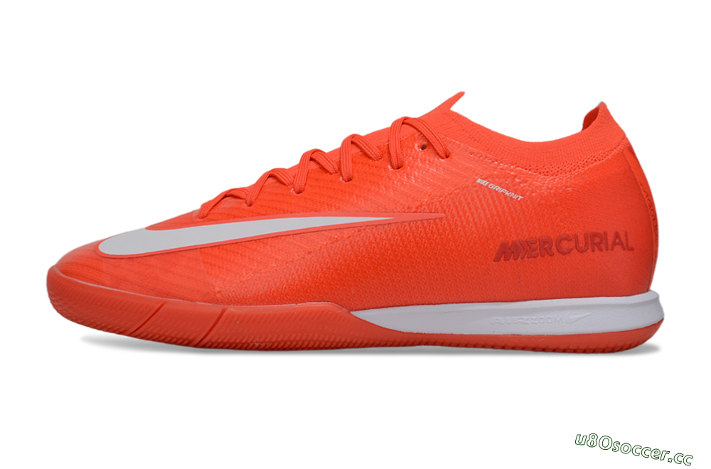 Men's Nike Air Zoom Mercurial Vapor 16 Elite IC Indoor & Futsal Low-Tops Football Shoes - Red/White 0