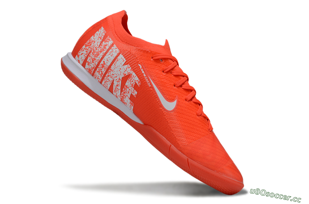 Men's Nike Air Zoom Mercurial Vapor 16 Elite IC Indoor & Futsal Low-Tops Football Shoes - Red/White 4