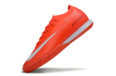 Men's Nike Air Zoom Mercurial Vapor 16 Elite IC Indoor & Futsal Low-Tops Football Shoes - Red/White