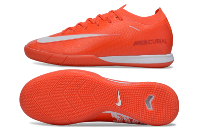 Men's Nike Air Zoom Mercurial Vapor 16 Elite IC Indoor & Futsal Low-Tops Football Shoes - Red/White