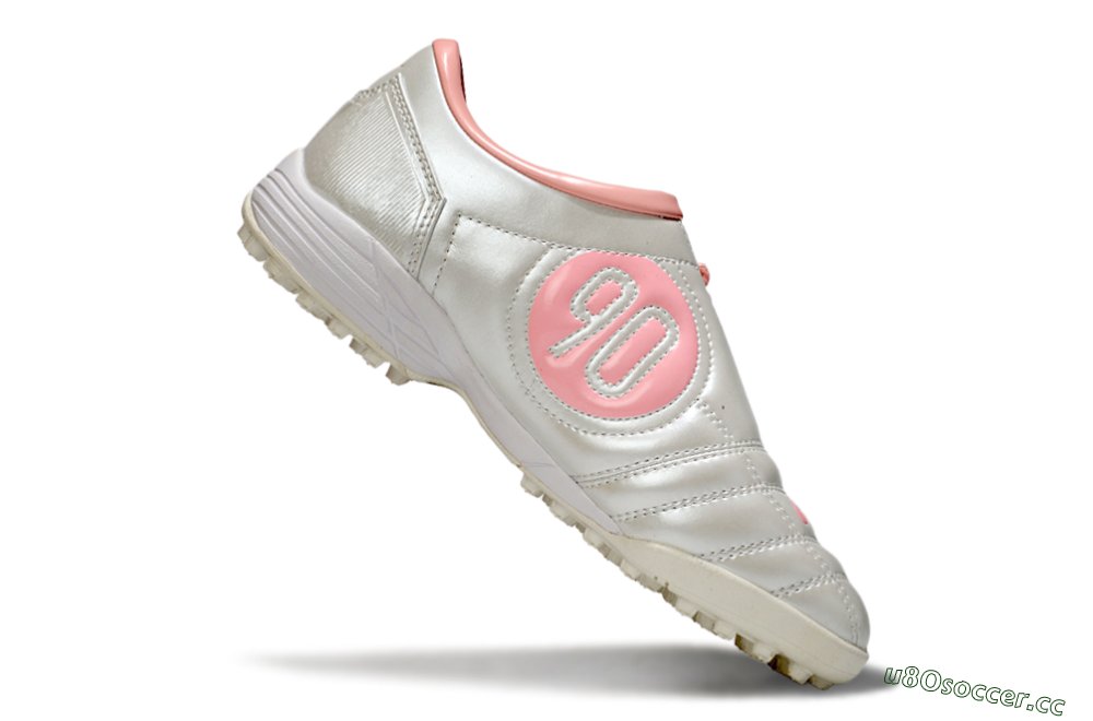 Unisex Nike Total 90 III TF Artificial Turf Low-Tops Football Shoes - Beige/Pink/White 4