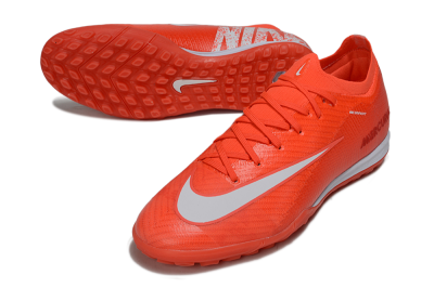 Unisex Nike Air Zoom Mercurial Vapor 16 Elite TF Artificial Turf Low-Tops Football Shoes - Red/White