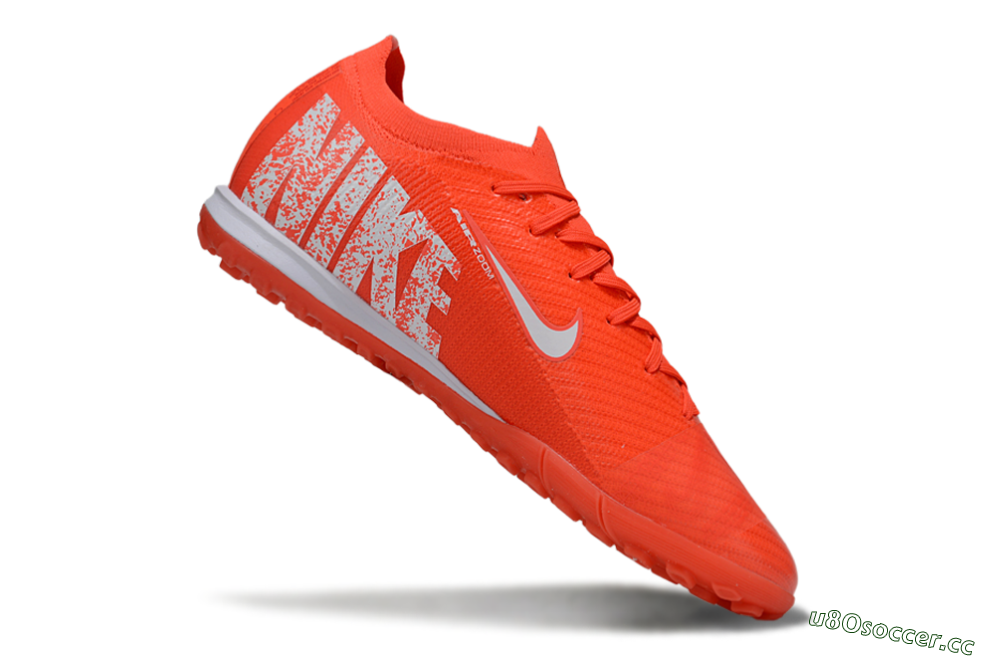 Unisex Nike Air Zoom Mercurial Vapor 16 Elite TF Artificial Turf Low-Tops Football Shoes - Red/White 4