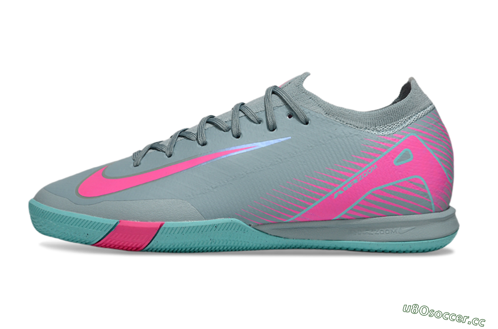 Unisex Nike Air Zoom Mercurial Vapor 16 Elite IC Indoor & Futsal Low-Tops Football Shoes - Blue/Pink/White 0