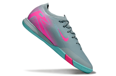 Unisex Nike Air Zoom Mercurial Vapor 16 Elite IC Indoor & Futsal Low-Tops Football Shoes - Blue/Pink/White