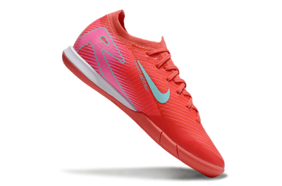Unisex Nike Air Zoom Mercurial Vapor 16 Elite IC Indoor & Futsal Low-Tops Football Shoes - Red/Jade/White