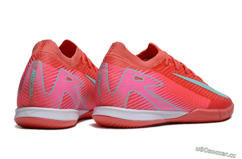 Unisex Nike Air Zoom Mercurial Vapor 16 Elite IC Indoor & Futsal Low-Tops Football Shoes - Red/Jade/White 6