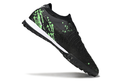 Men's Nike Phantom GX 2 Elite TF Artificial Turf Low-Tops Football Shoes - Black/Green/White