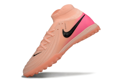 Men's Nike Phantom Luna Elite TF Artificial Turf High-Tops Football Shoes - Pink/Black