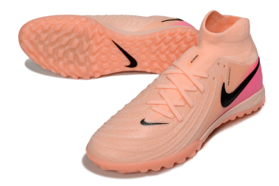 Men's Nike Phantom Luna Elite TF Artificial Turf High-Tops Football Shoes - Pink/Black