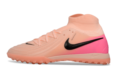 Men's Nike Phantom Luna Elite TF Artificial Turf High-Tops Football Shoes - Pink/Black