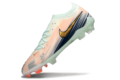 Men's Nike Phantom GX 2 Elite FG Firm Ground Low-Tops Football Boots - Pink/Blue/Gold