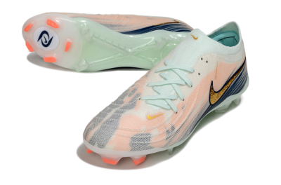 Men's Nike Phantom GX 2 Elite FG Firm Ground Low-Tops Football Boots - Pink/Blue/Gold