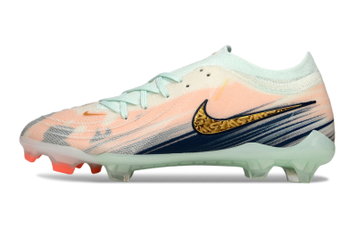 Men's Nike Phantom GX 2 Elite FG Firm Ground Low-Tops Football Boots - Pink/Blue/Gold