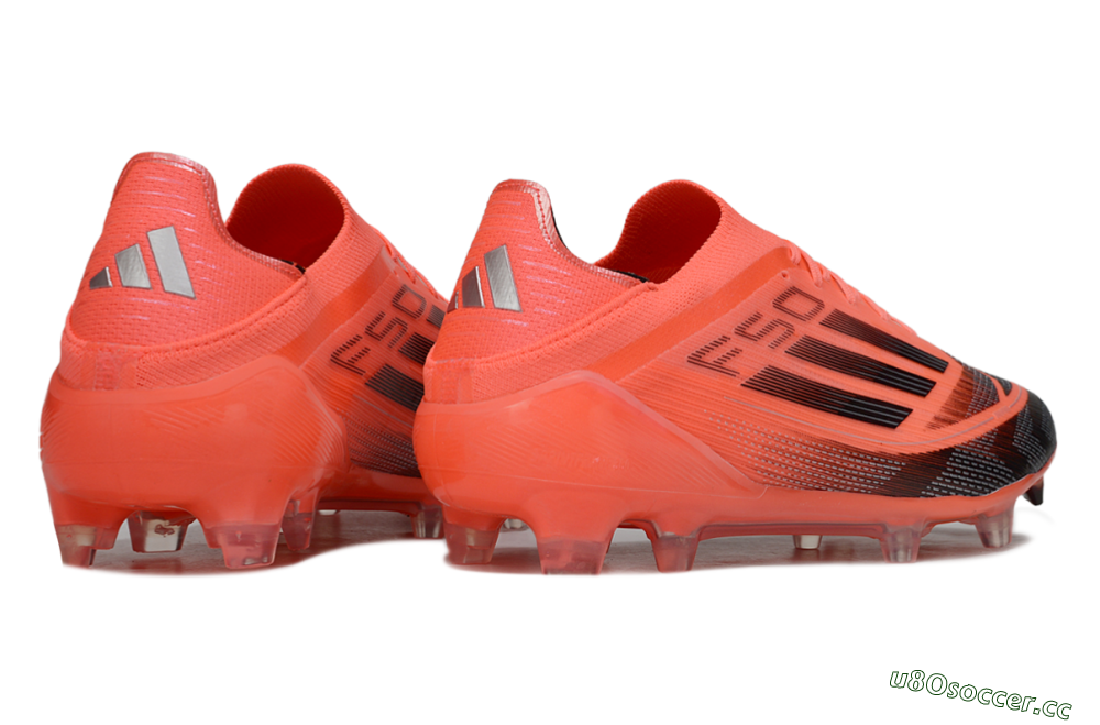 Men's Adidas F50 Elite FG Firm Ground Low-Tops Football Boots - Red/Black/Silver 6