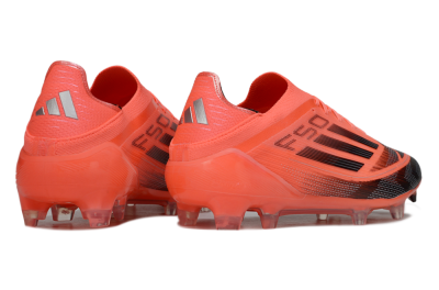 Men's Adidas F50 Elite FG Firm Ground Low-Tops Football Boots - Red/Black/Silver