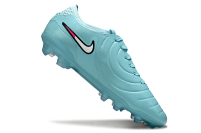 Unisex Nike Tiempo Legend 10 Elite FG Firm Ground Low-Tops Football Boots - Jade/White/Pink