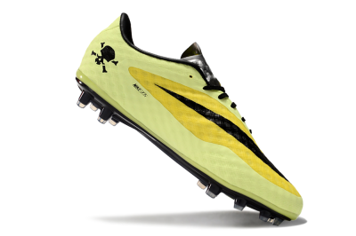 Men's Nike Hypervenom Phantom FG Firm Ground Low-Tops Football Boots - Yellow/Black/Silver