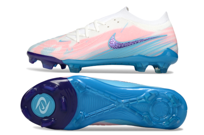Men's Nike Phantom GX 2 Elite FG Firm Ground Low-Tops Football Boots - White/Pink/Blue