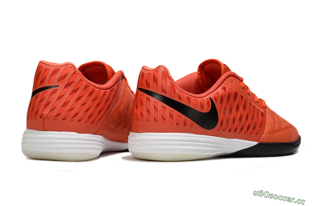 Unisex Nike Lunar Gato 2 IC Indoor & Futsal Low-Tops Football Shoes - Red/Black/White 6