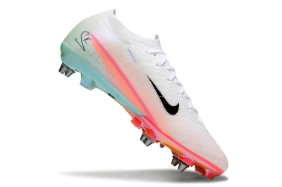 Men's Nike Air Zoom Mercurial Vapor 16 Elite SG Soft Ground Low-Tops Football Boots - White/Black/Pink