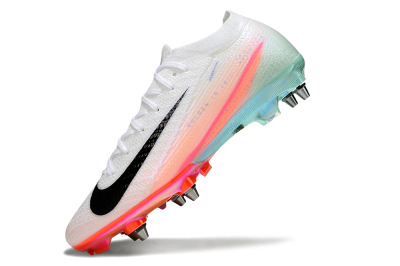 Men's Nike Air Zoom Mercurial Vapor 16 Elite SG Soft Ground Low-Tops Football Boots - White/Black/Pink