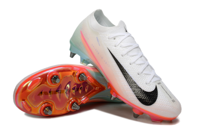 Men's Nike Air Zoom Mercurial Vapor 16 Elite SG Soft Ground Low-Tops Football Boots - White/Black/Pink