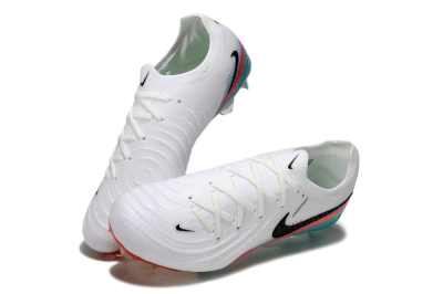 Men's Nike Phantom GX 2 Elite FG Firm Ground Low-Tops Football Boots - White/Red/Blue
