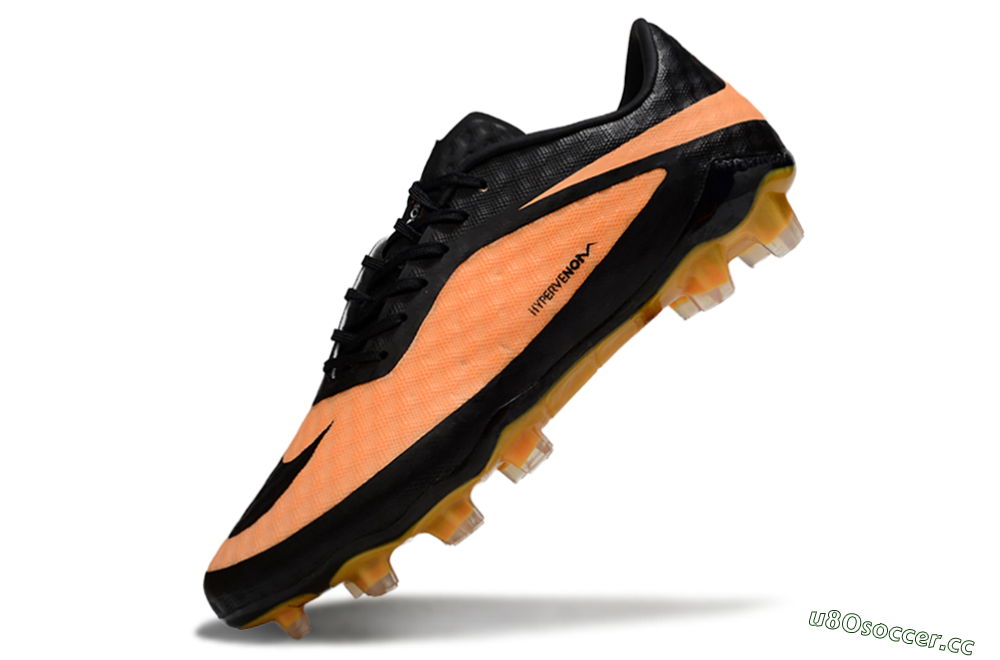 Unisex Nike Hypervenom Phantom FG Firm Ground Low-Tops Football Boots - Orange/Black 5