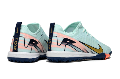 Unisex Nike Air Zoom Mercurial Vapor 16 Pro TF Artificial Turf Low-Tops Football Shoes - Jade/Gold/Pink