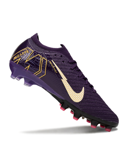 Men's Nike Air Zoom Mercurial Vapor 16 Pro AG Artificial Grass Low-Tops Football Boots - Purple/White/Gold