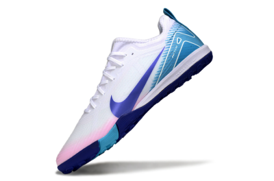 Unisex Nike Air Zoom Mercurial Vapor 16 Pro TF Artificial Turf Low-Tops Football Shoes - Whtie/Beige/Blue