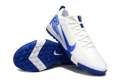 Unisex Nike Air Zoom Mercurial Vapor 16 Pro TF Artificial Turf Low-Tops Football Shoes - Whtie/Beige/Blue