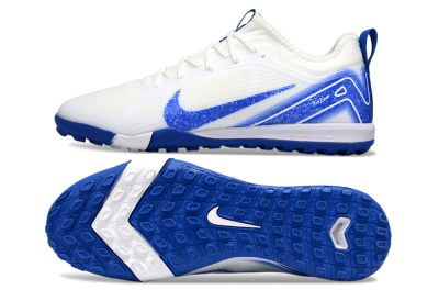 Unisex Nike Air Zoom Mercurial Vapor 16 Pro TF Artificial Turf Low-Tops Football Shoes - Whtie/Beige/Blue