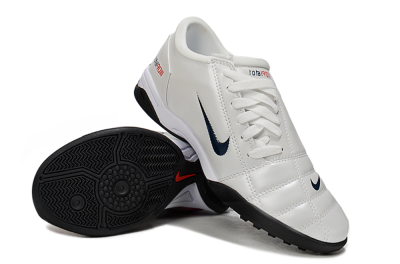 Unisex Nike Total 90 III IC Indoor & Futsal Low-Tops Football Shoes - Beige/Black/White