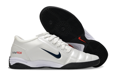 Unisex Nike Total 90 III IC Indoor & Futsal Low-Tops Football Shoes - Beige/Black/White