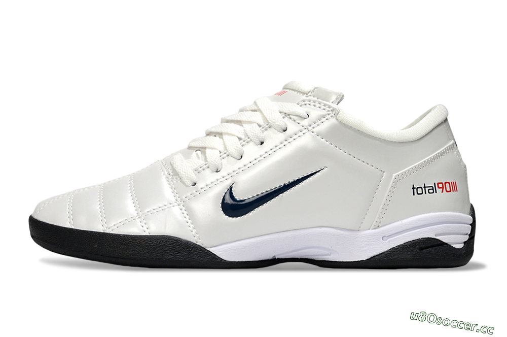 Unisex Nike Total 90 III IC Indoor & Futsal Low-Tops Football Shoes - Beige/Black/White 0