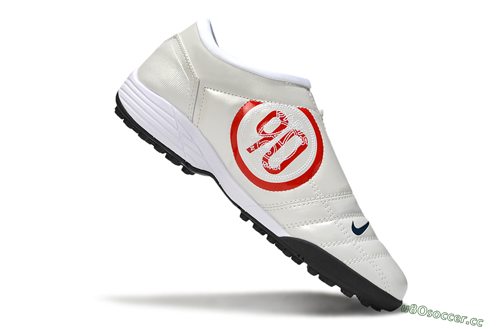 Unisex Nike Total 90 III TF Artificial Turf Low-Tops Football Shoes - Beige/Black/White 4